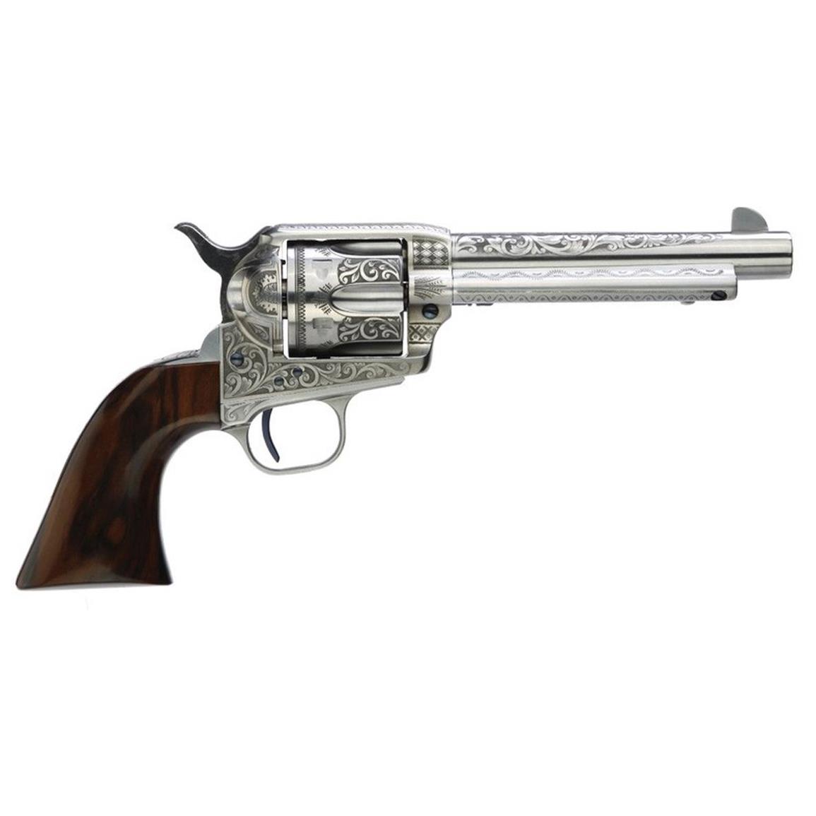 Taylor's & Co. Uberti 1873 Cattleman Photo Engraved, Revolver, .45 Colt, 4.75" Barrel, 6 Rounds
