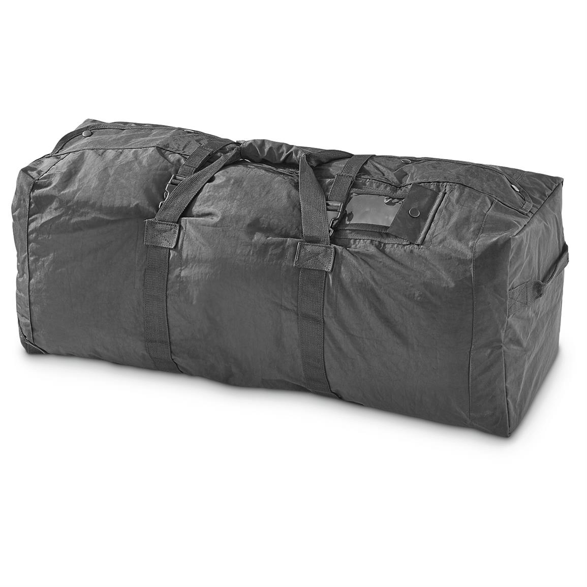 Military Duffle Bag Black | IUCN Water