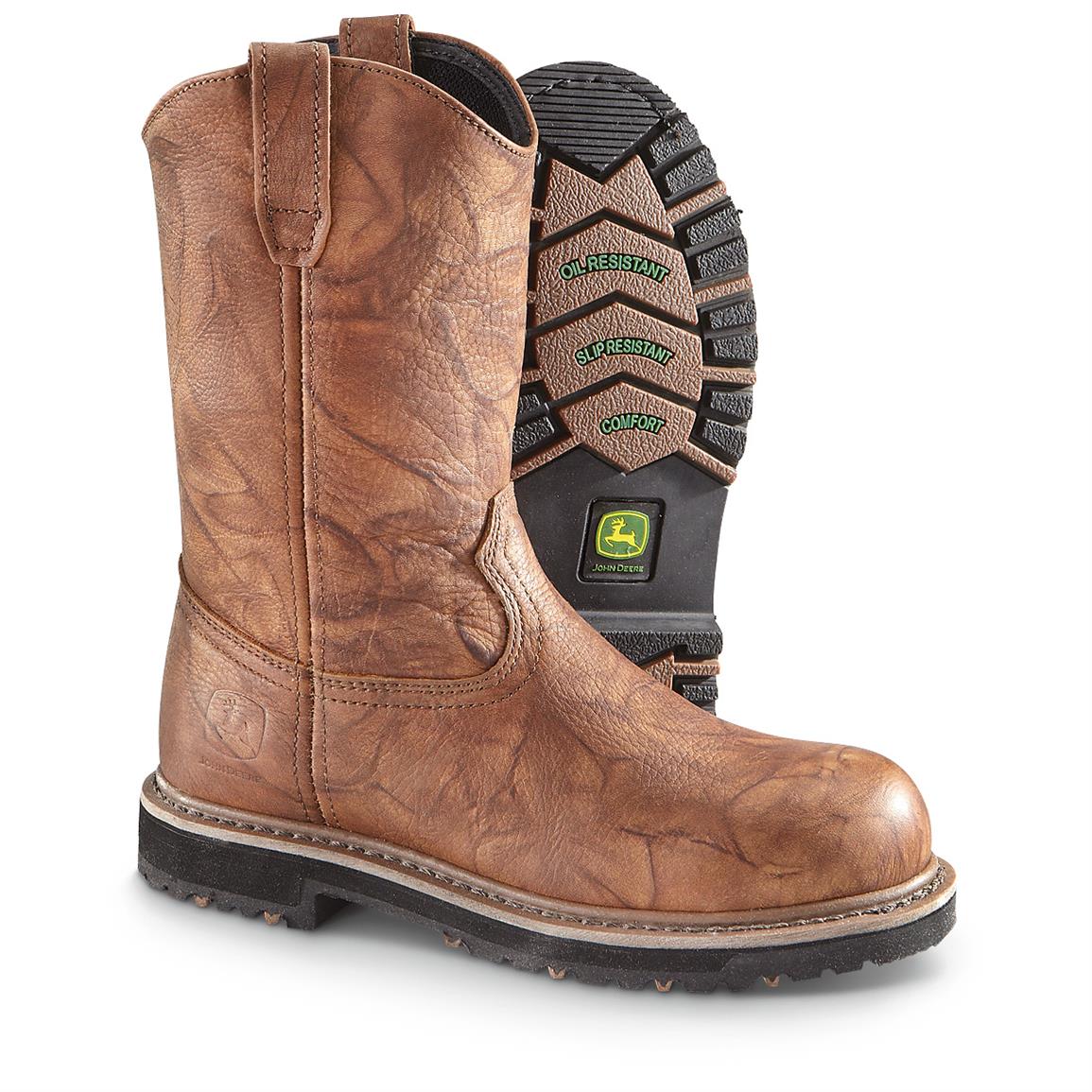 john deere steel toe boots