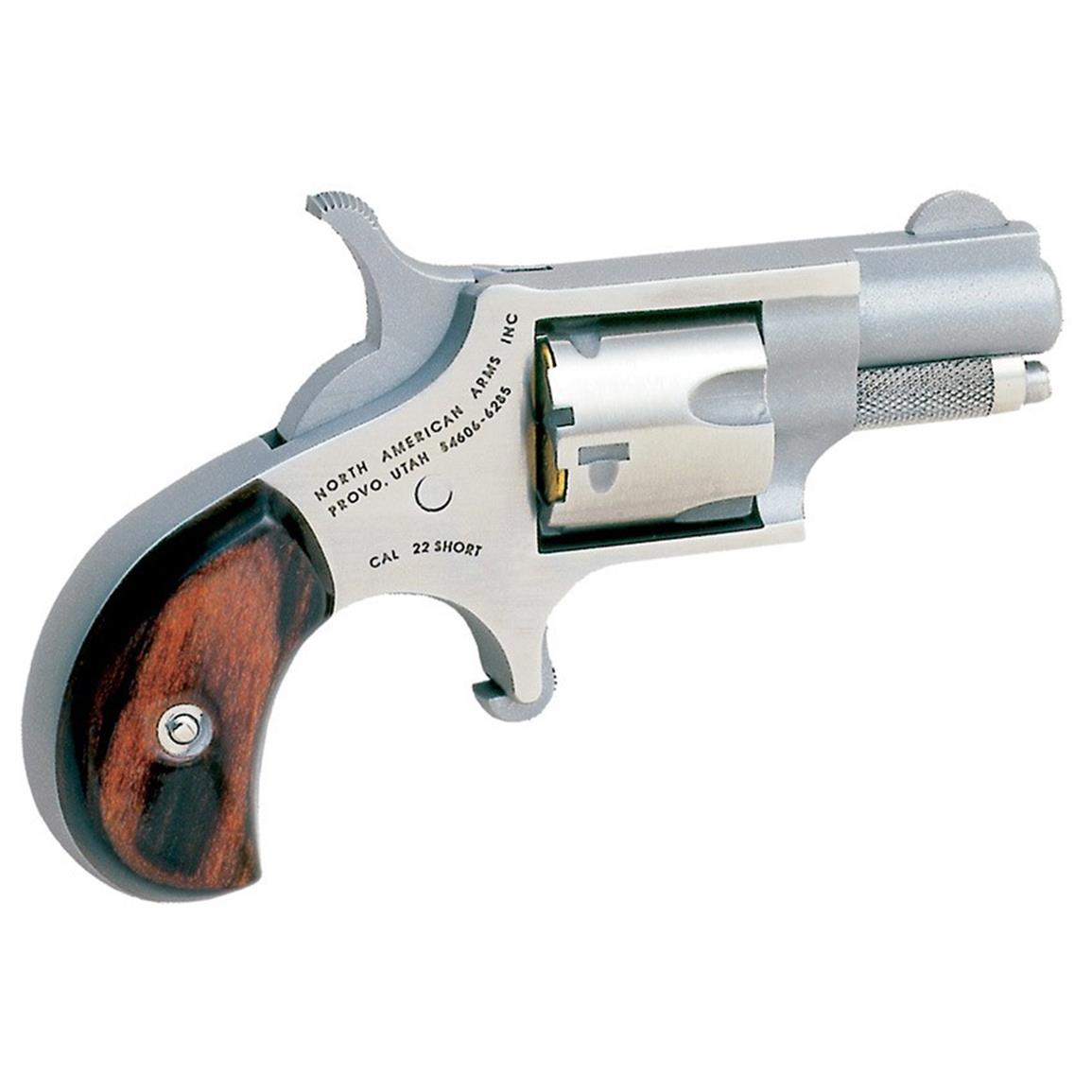 NAA  .22 Short Mini Revolver, Revolver, .22 Short, Rimfire, 22S, 744253000032, 1.125" barrel