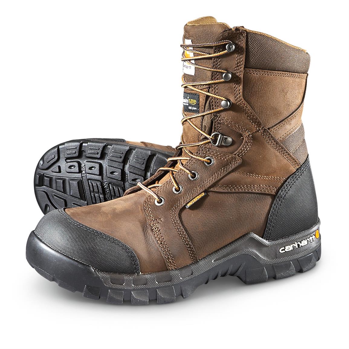 waterproof insulated composite toe work boots