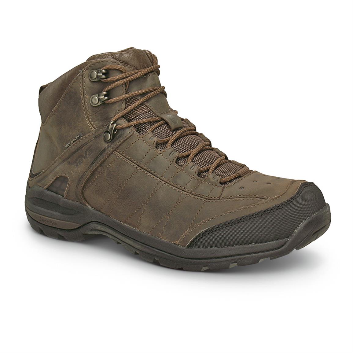 Teva Kimtah Waterproof Mid Hiking Boots, Turkish Coffee - 641856 ...