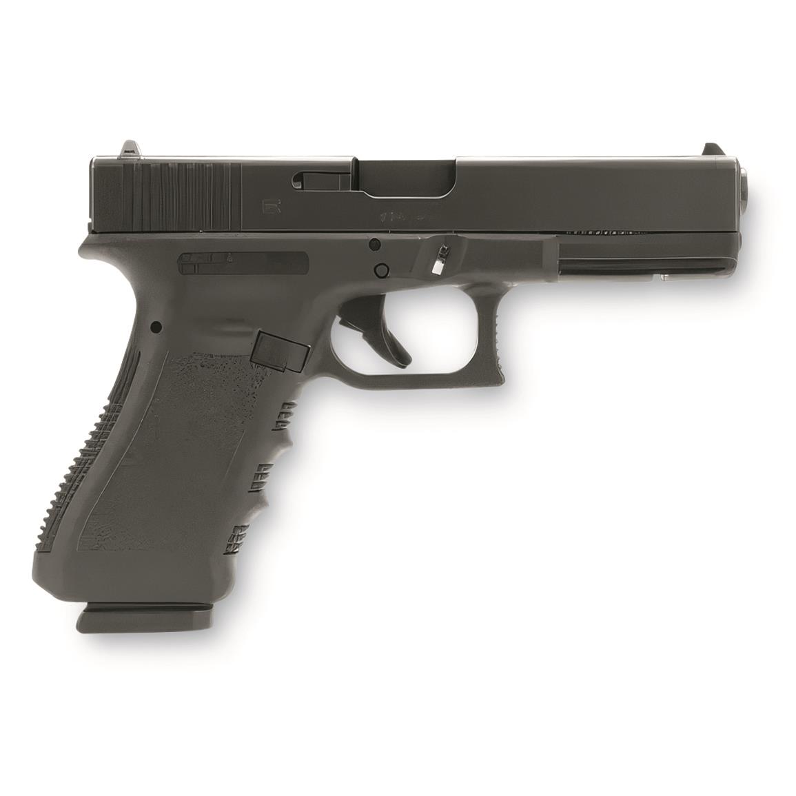 Glock 17, Semi-automatic, 9mm, 4.48