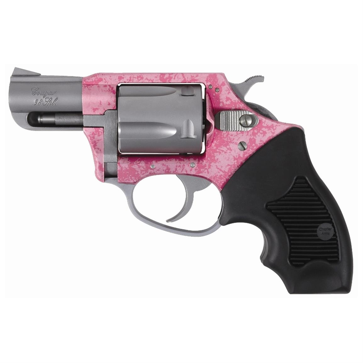 Charter Arms Pink Cougar Undercover Lite, Revolver, .38 Special, 53833, 678958538335