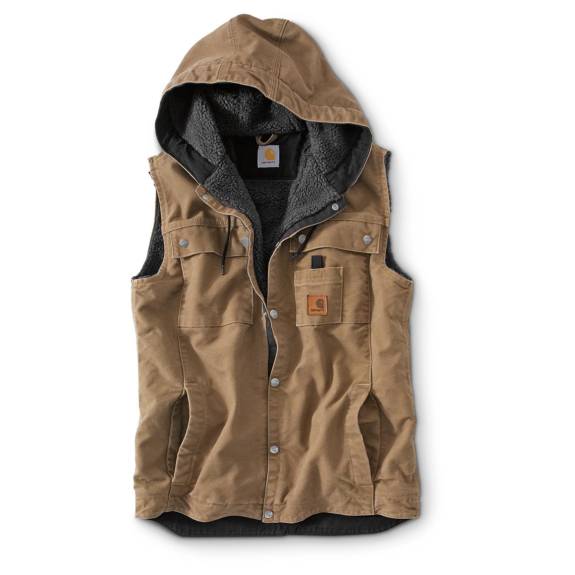 carhartt hooded vest tall