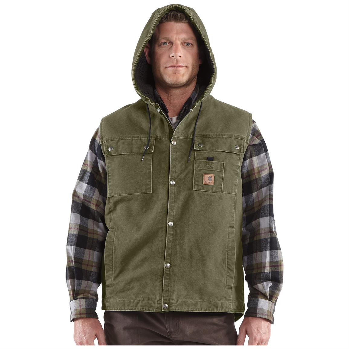 carhartt hooded vest