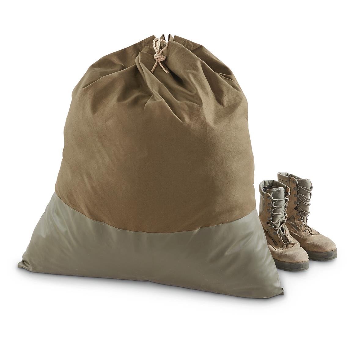 Swedish Military Surplus XL Canvas Duffel Bag, New - 642703, Military & Camo Duffle Bags at ...