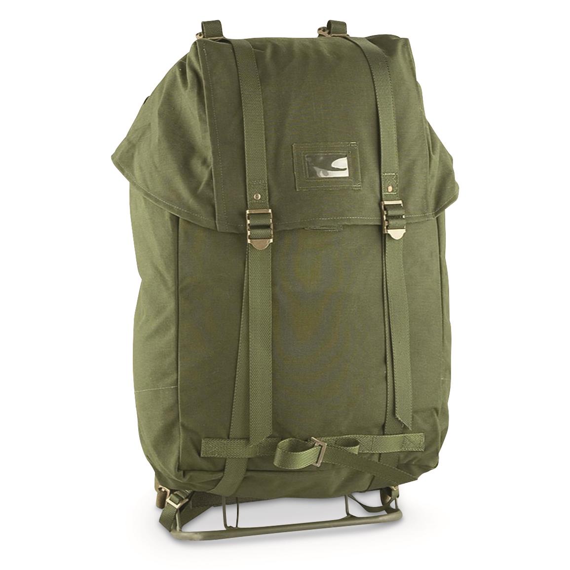 Used Swedish Military Surplus 35L Rucksack with Frame - 642726 ...