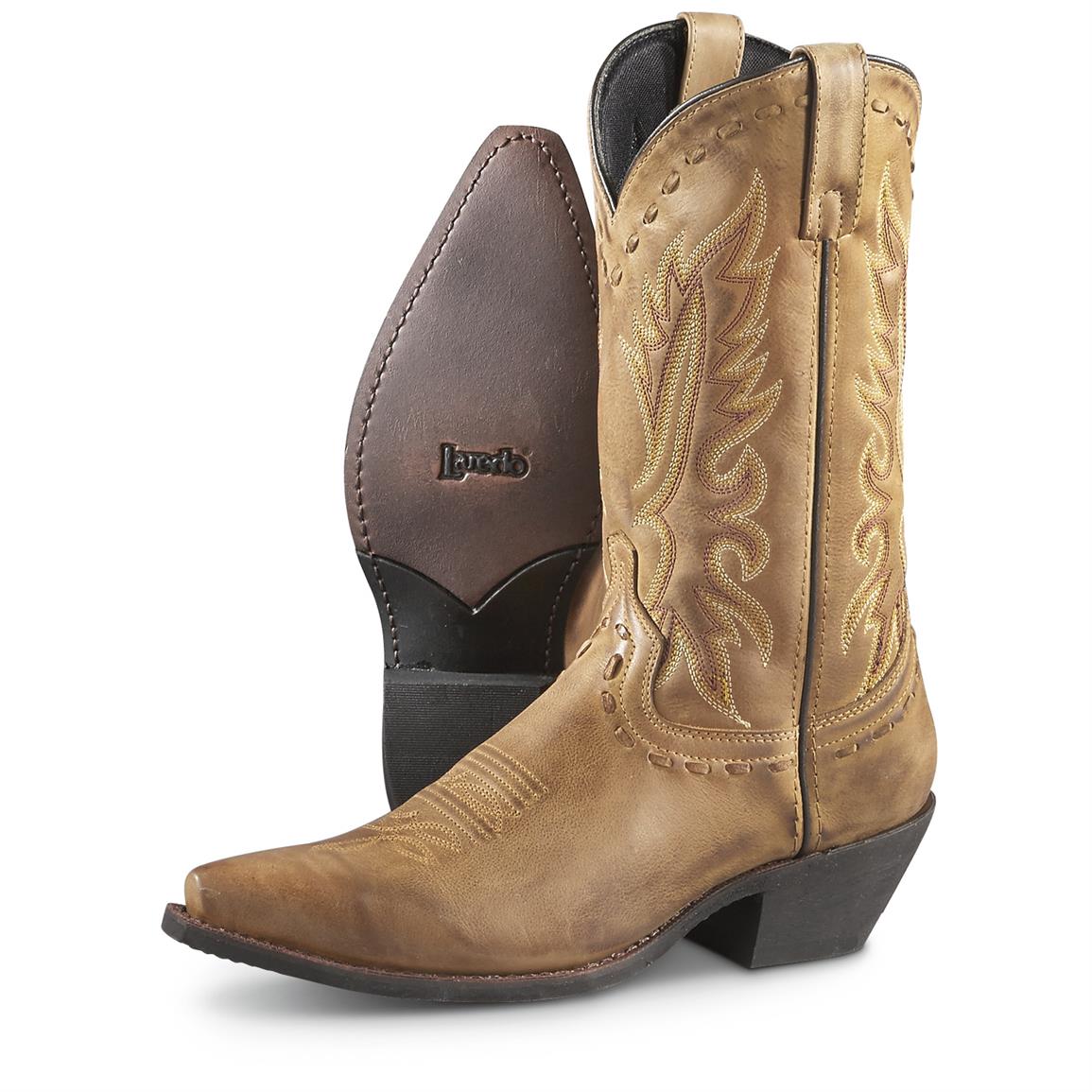 Laredo Sebastian Cowboy Boots, Nubuck - 643162, Cowboy & Western Boots ...