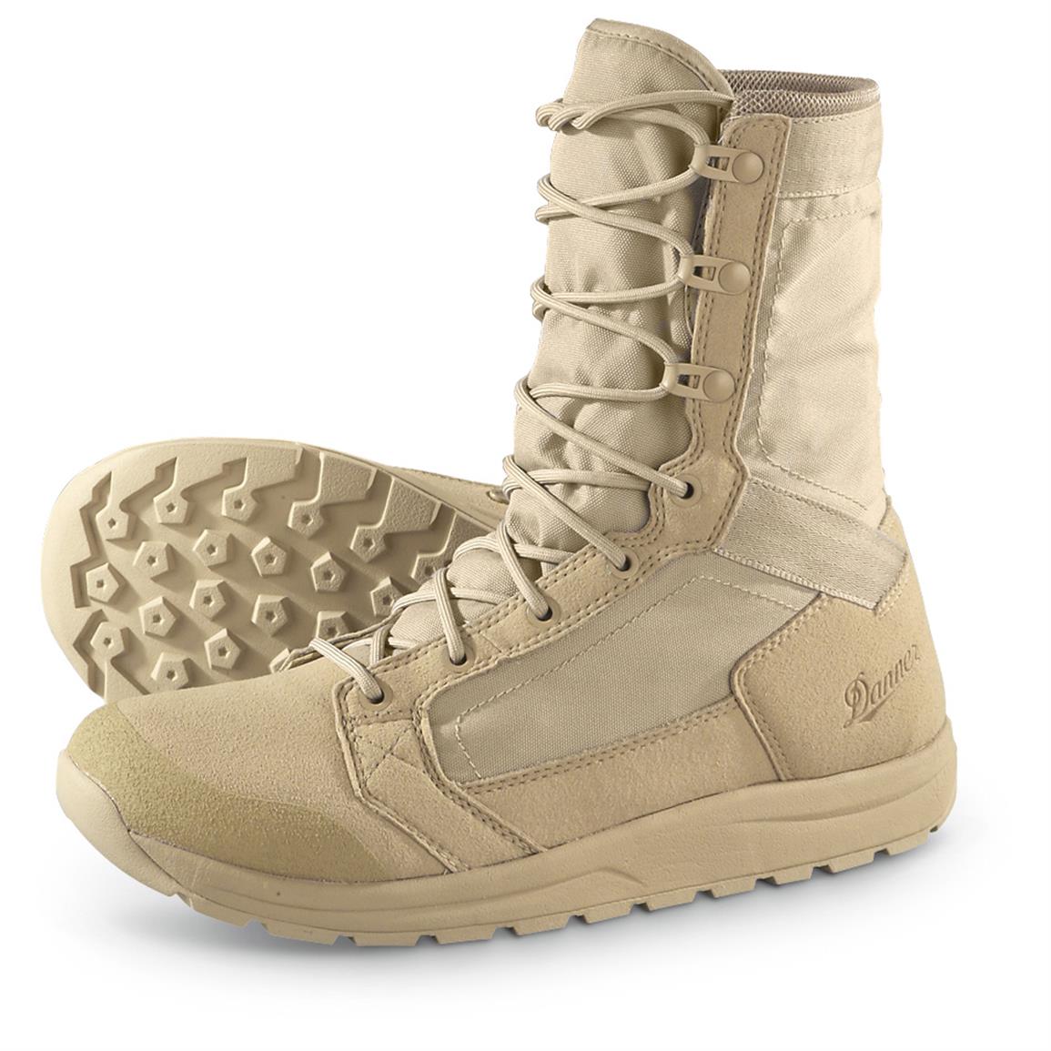 Danner Tachyon Men's 8" Tan Military Boots - 643163, Combat & Tactical