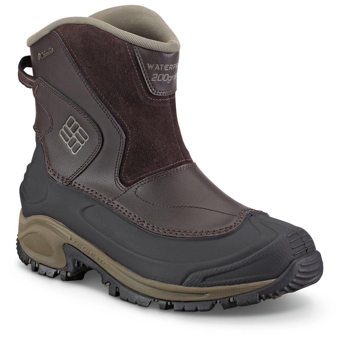 Columbia Mens Bugaboots Winter Boots Waterproof Slip On 643166