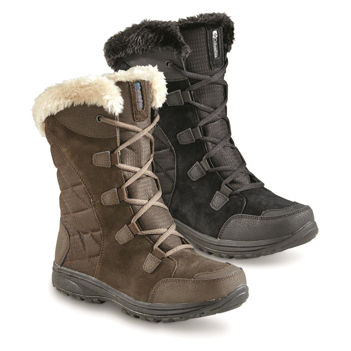 Columbia Women's Ice Maiden II Lace-Up Waterproof Boots ...