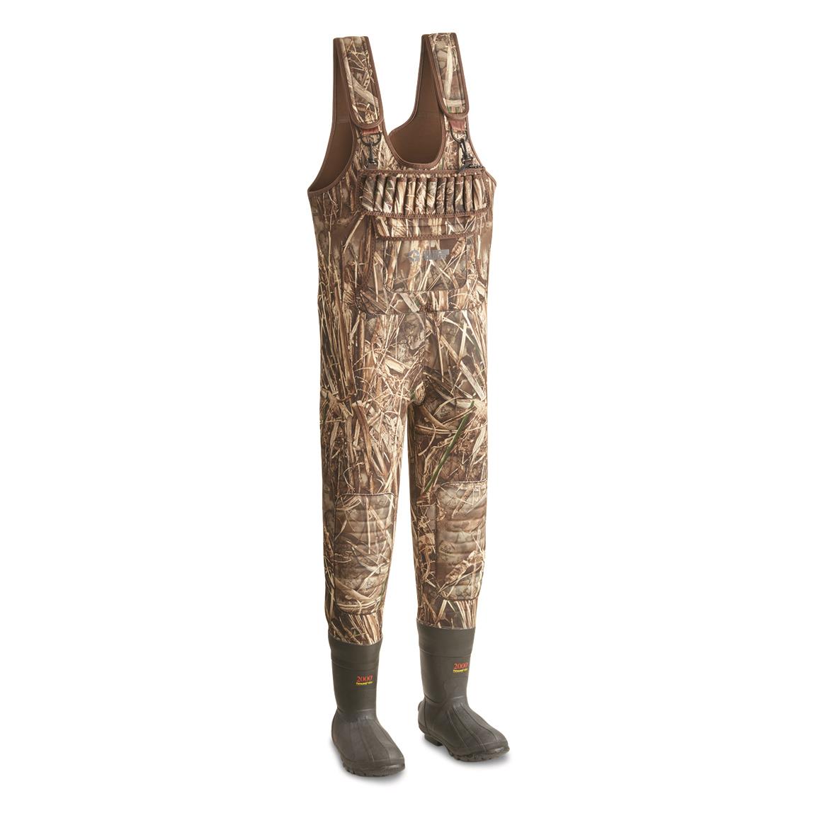 Guide Gear Men's Extreme Insulated Chest Waders, 2,000-gram, Realtree Max-7