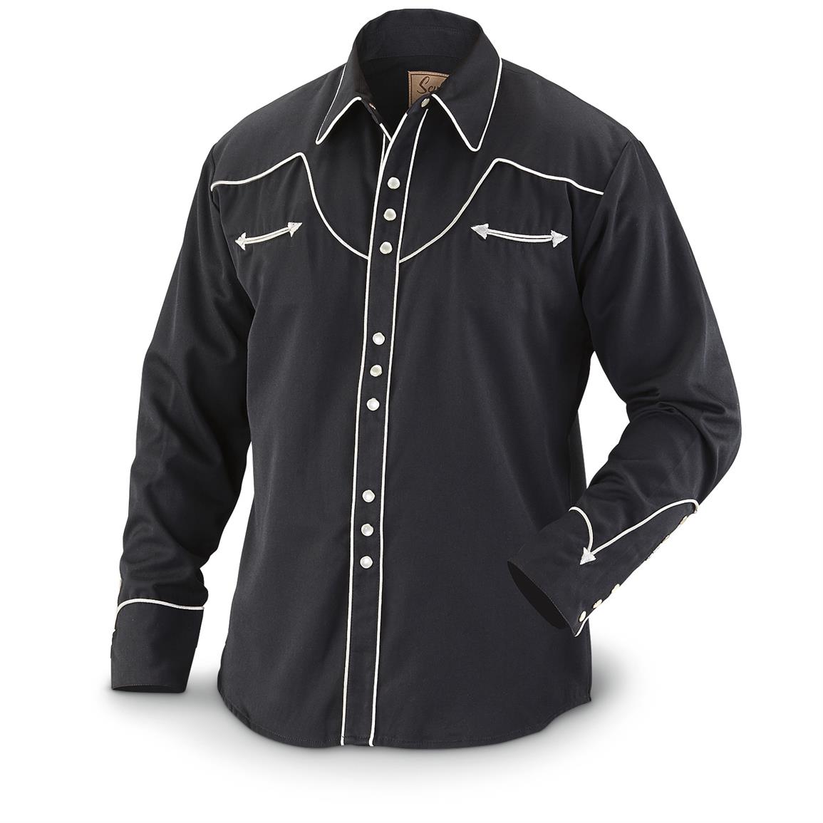 Canyon Guide® Long - sleeved Camo Henley - 227341, Shirts at Sportsman ...