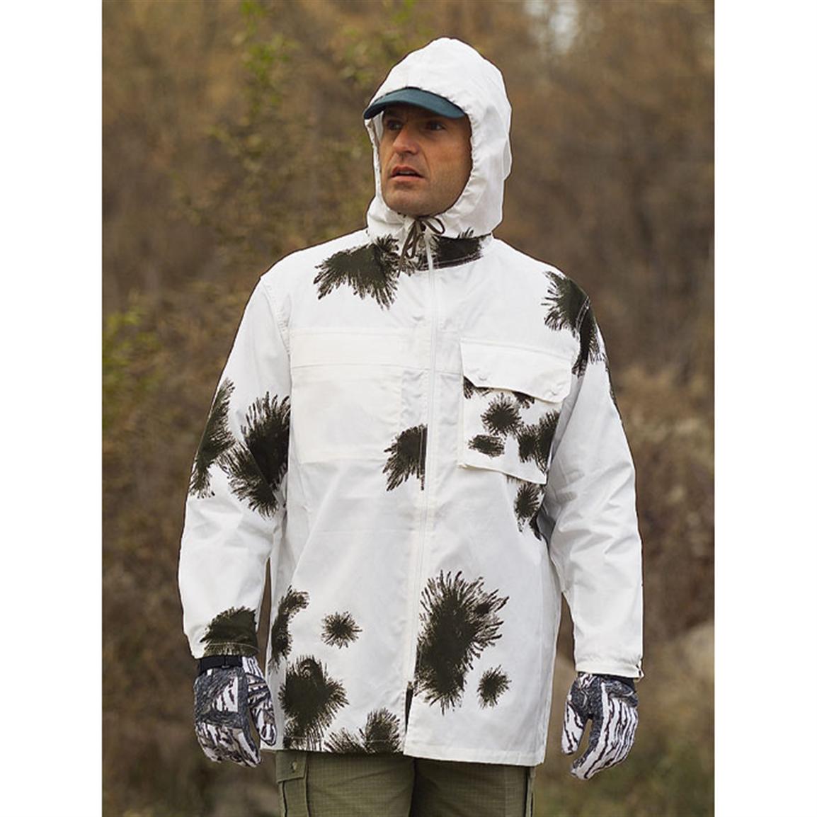 New German Mil. Reversible Snow Camo Jacket 64319, at Sportsman's Guide