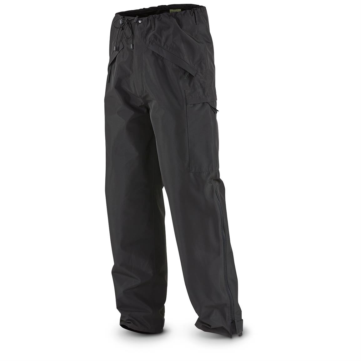 Mil-Tec Waterproof Breathable ECW Pants, Black - 643249, Tactical ...