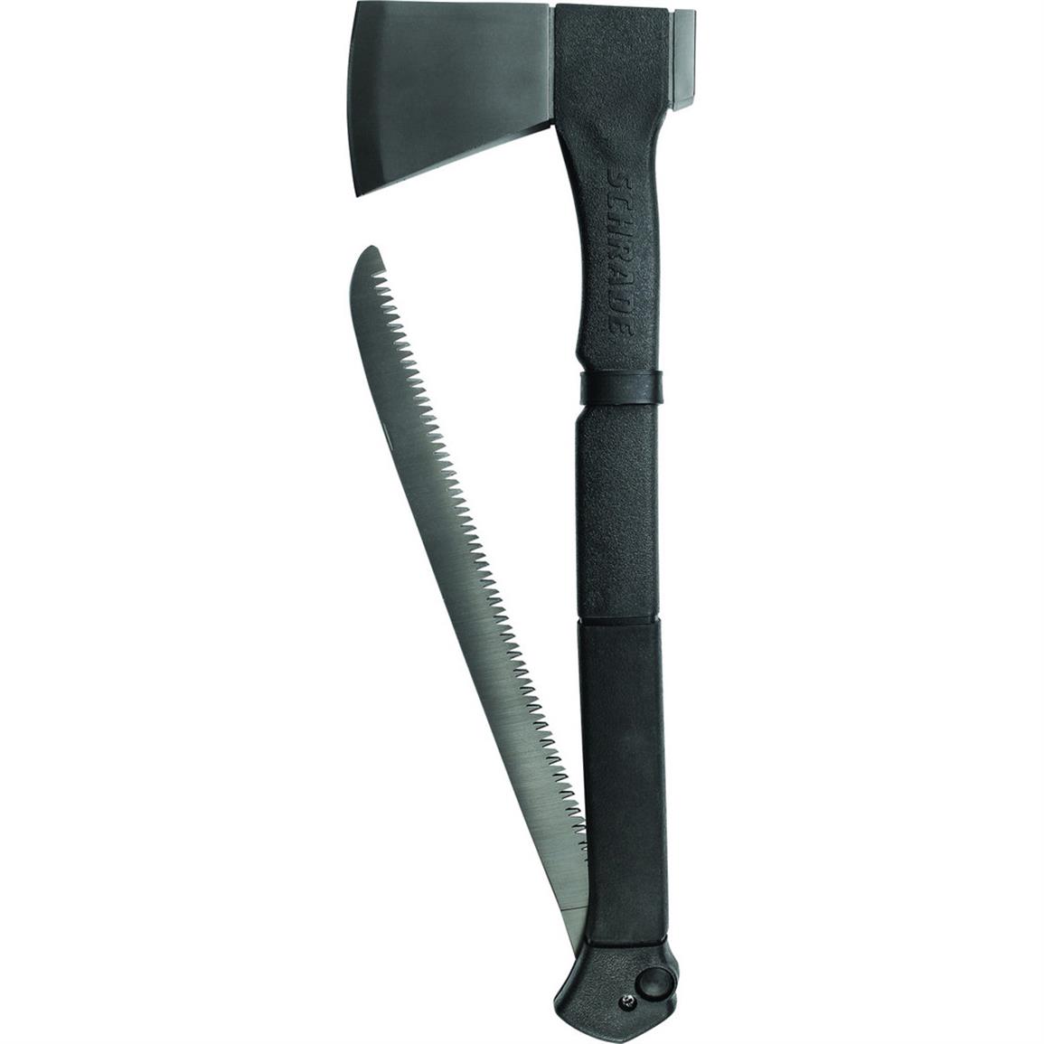 Schrade Axe with Fold-out Saw - 643405, Saws, Axes & Machetes at ...