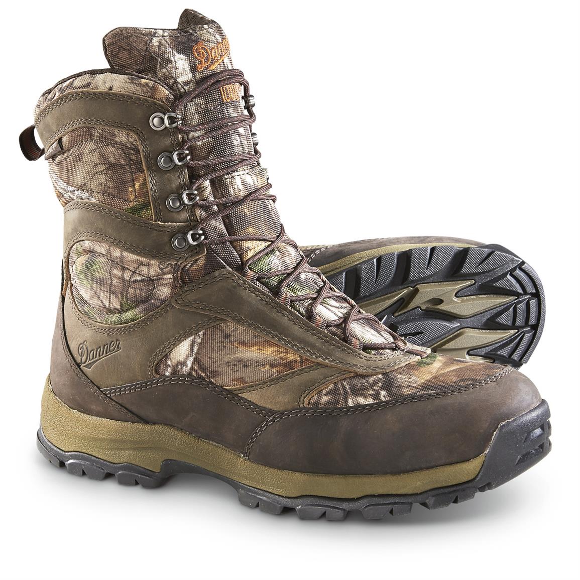 Danner High Ground Insulated Waterproof Hunting Boots, 1000 Grams ...