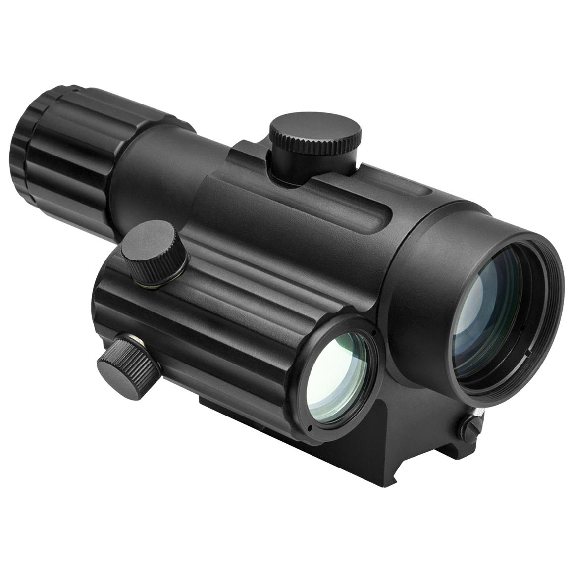 VISM by NcSTAR Duo Series 4x34 Scope with Offset Green Dot Sight