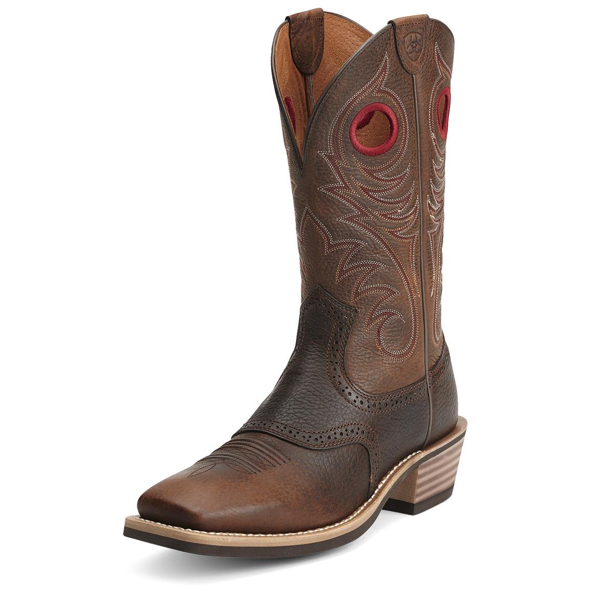 ariat heritage roughstock western boot