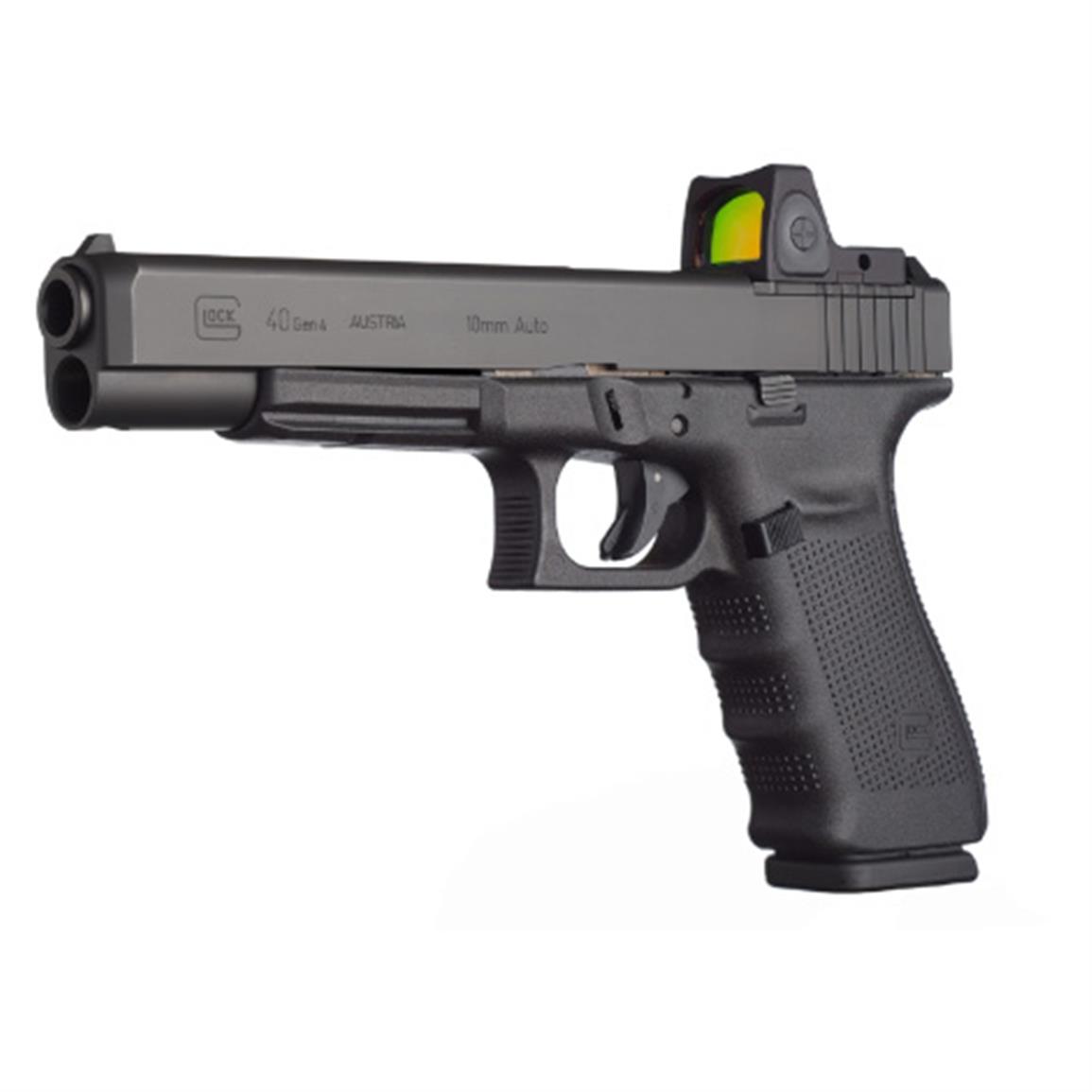 Glock 40 Gen 4, Semi-Automatic, 10mm, 6.02" Barrel, Modular Optics System, 15+1 Rounds