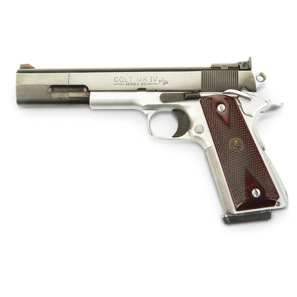 1911 Double Diamond Rosewood Grip Panels 644662, Grips & Handguards