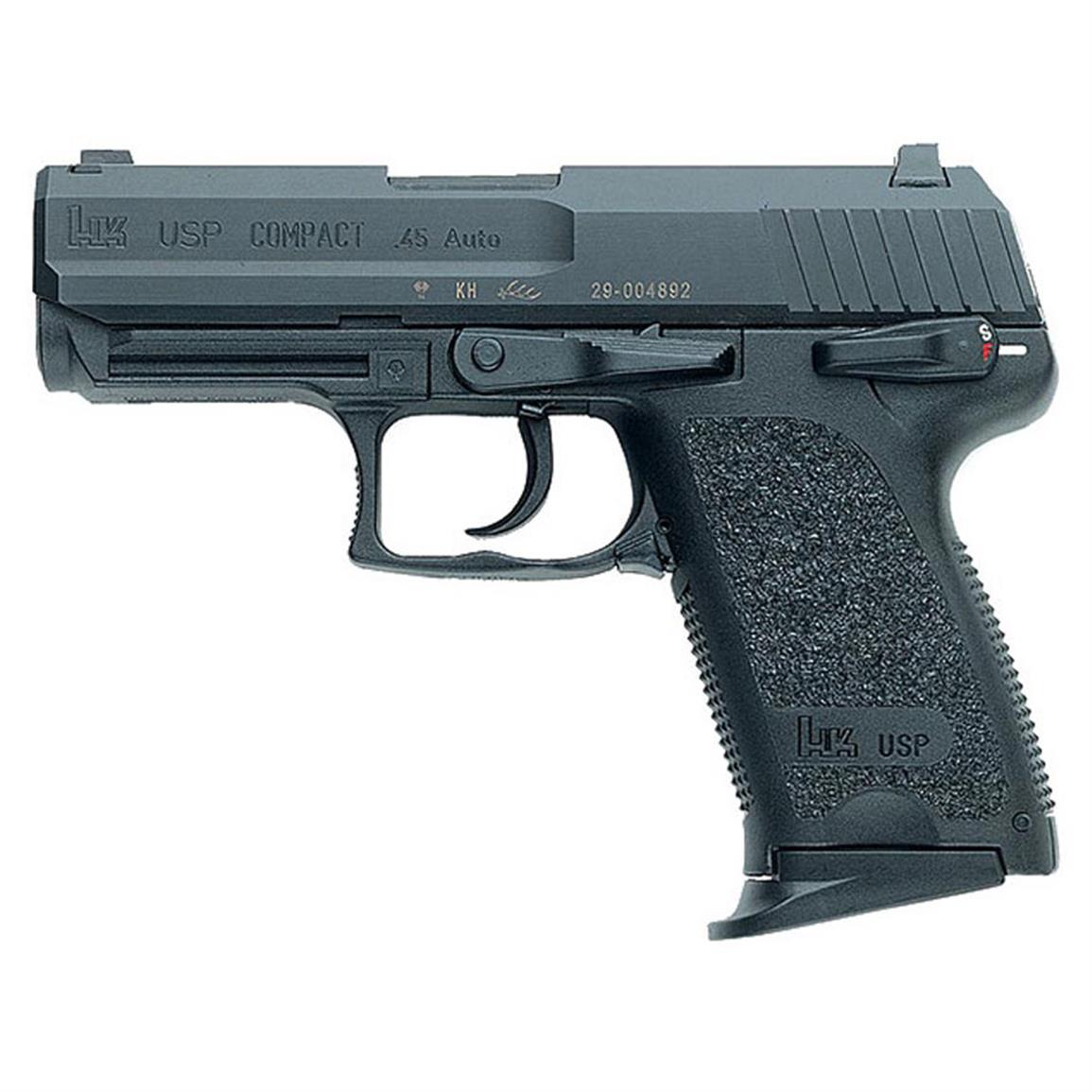 Heckler & Koch USP9 Handgun, Semi-automatic, 9mm, HK 709001A5, 642230244580