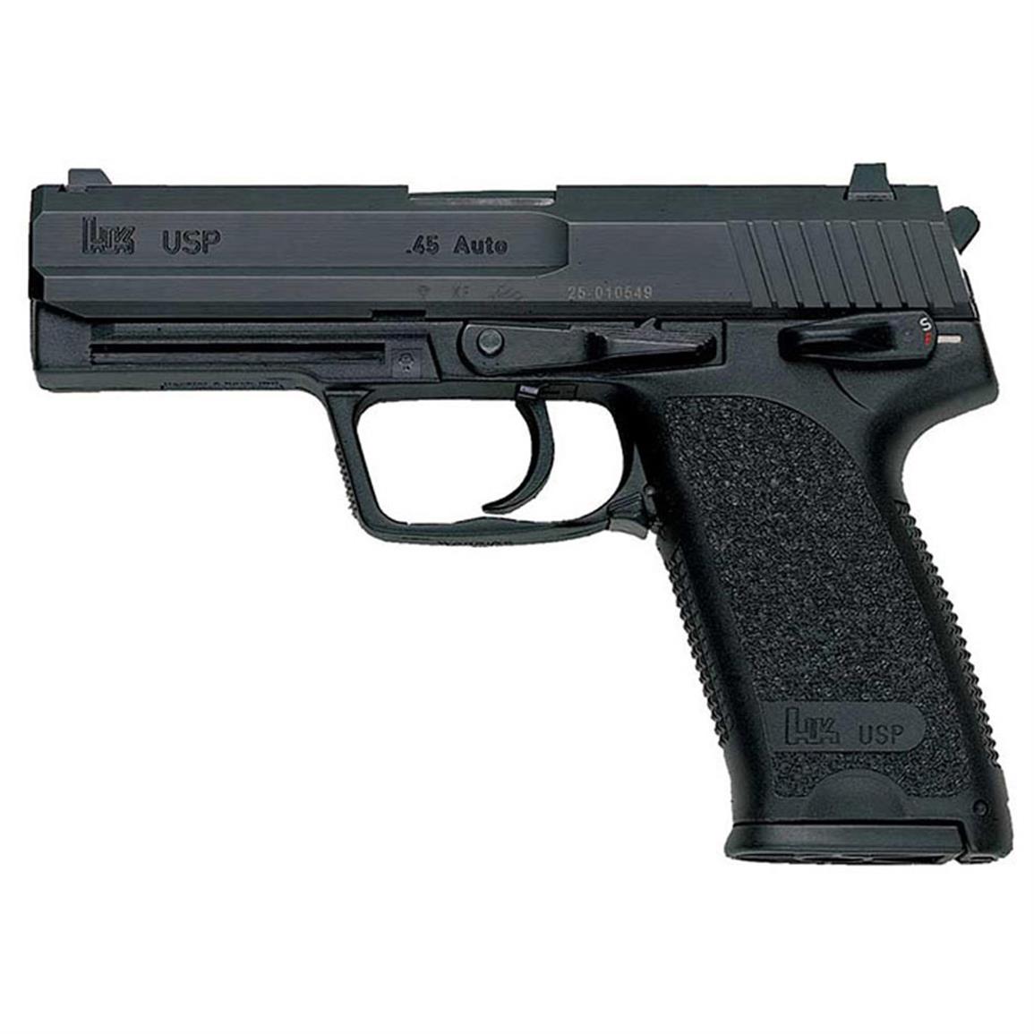 Heckler & Koch USP40 Handgun, Semi-automatic, .40 S&W, HK M704001A5, 642230244733