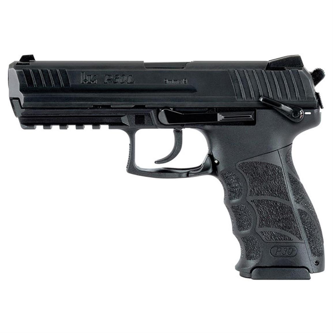 Heckler & Koch P30L Handgun, Semi-automatic, 9mm, M730903LA5, 642230243712, Long Slide 