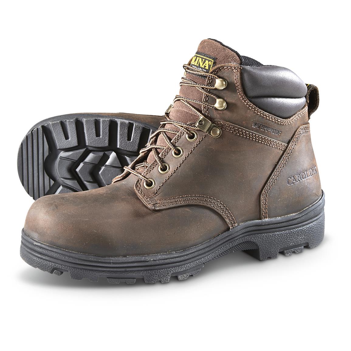 Carolina Men's Waterproof Steel Toe Work Boots - 645626, Work Boots at ...