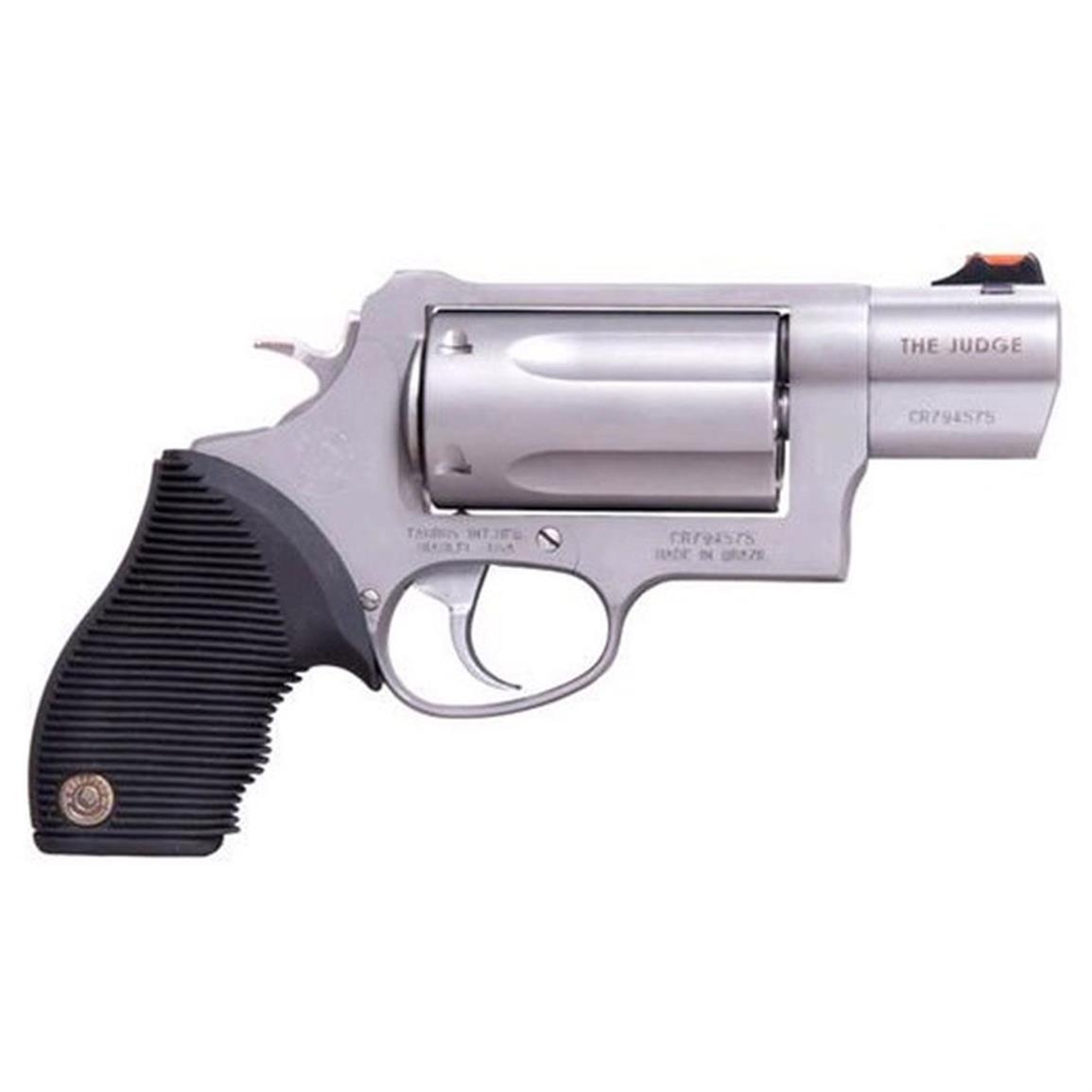 Taurus Judge Public Defender, Revolver, .45 Colt/.410 Bore, 2" Barrel, Stainless Steel, 5 Rounds