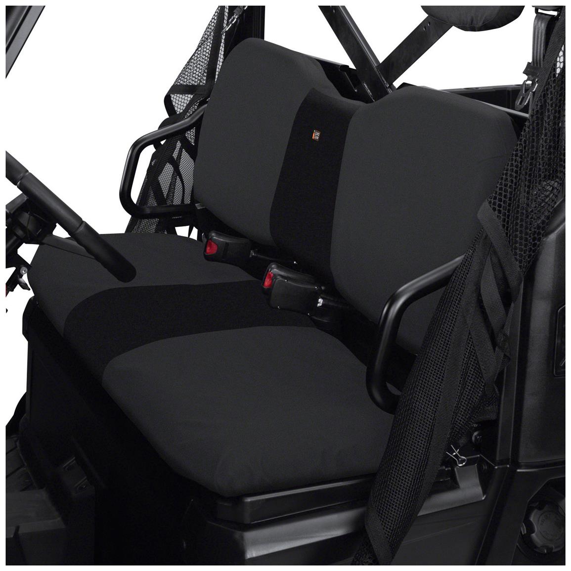 Quad Gear UTV Bench Seat Cover, Polaris Ranger Full-size 800 and 900 Series, Black