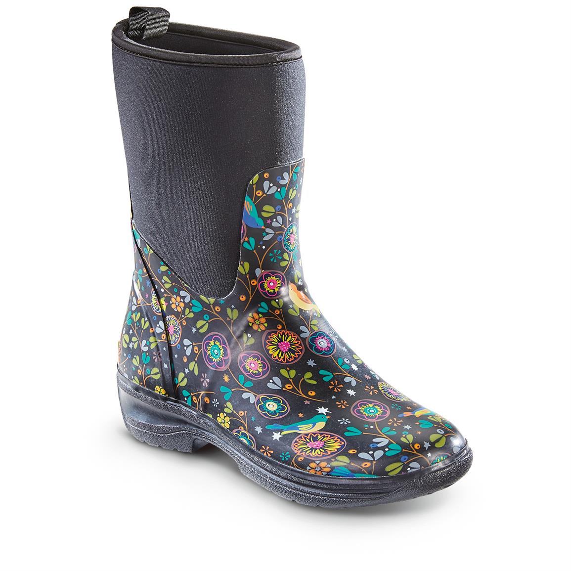 womens neoprene rain boots