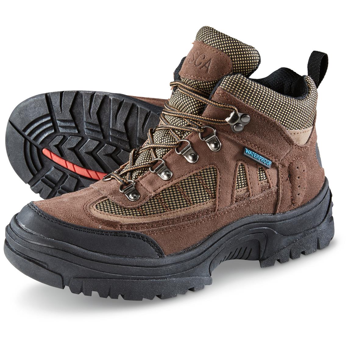 leather hiking boots