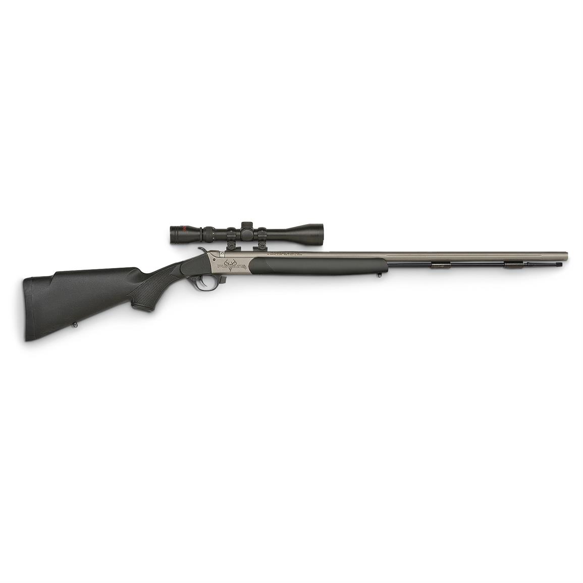 Traditions Pursuit G4 Ultralight .50 Caliber Black Powder Rifle with 3 ...