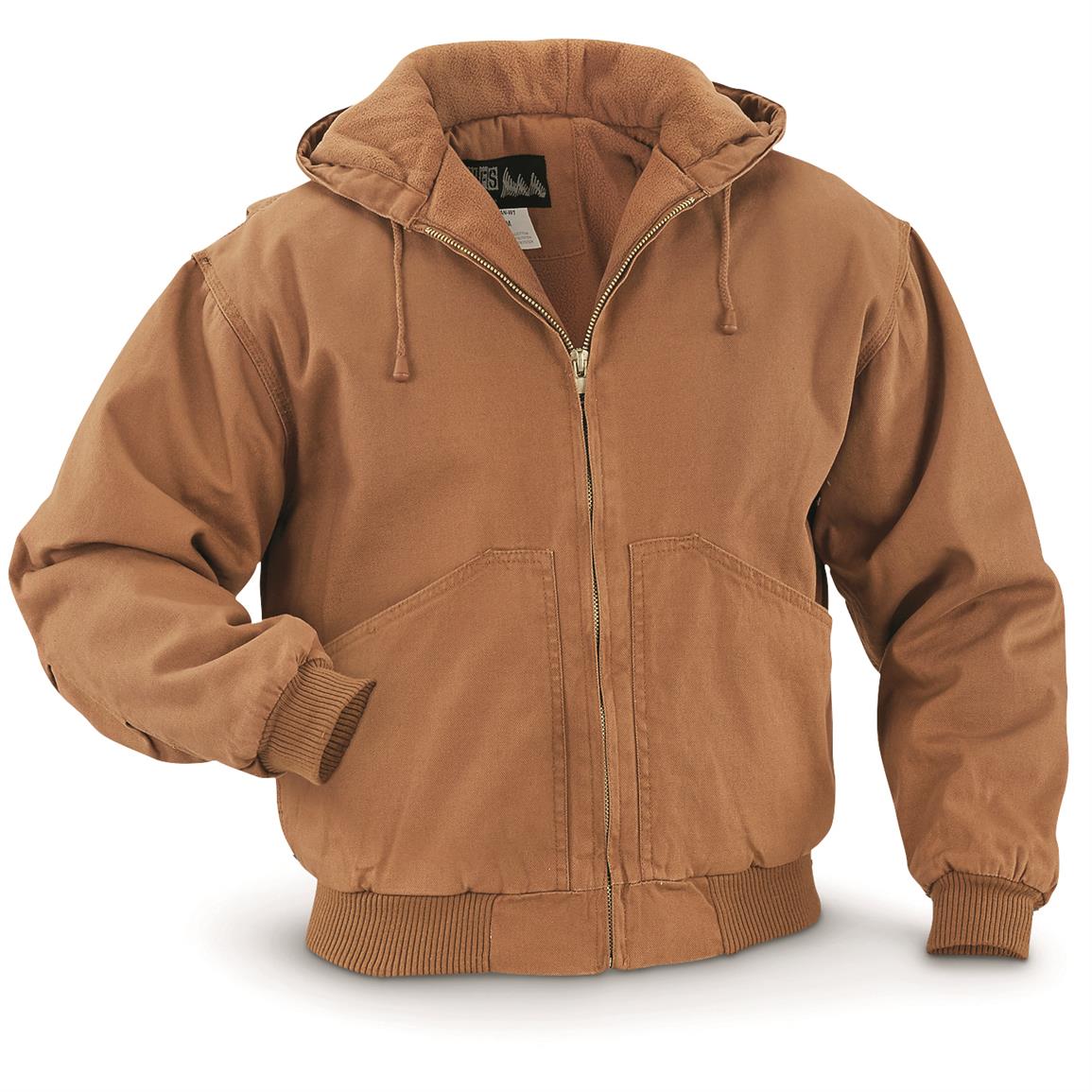 WFS Men's Canvas Insulated Jacket - 649039, Insulated Jackets & Coats