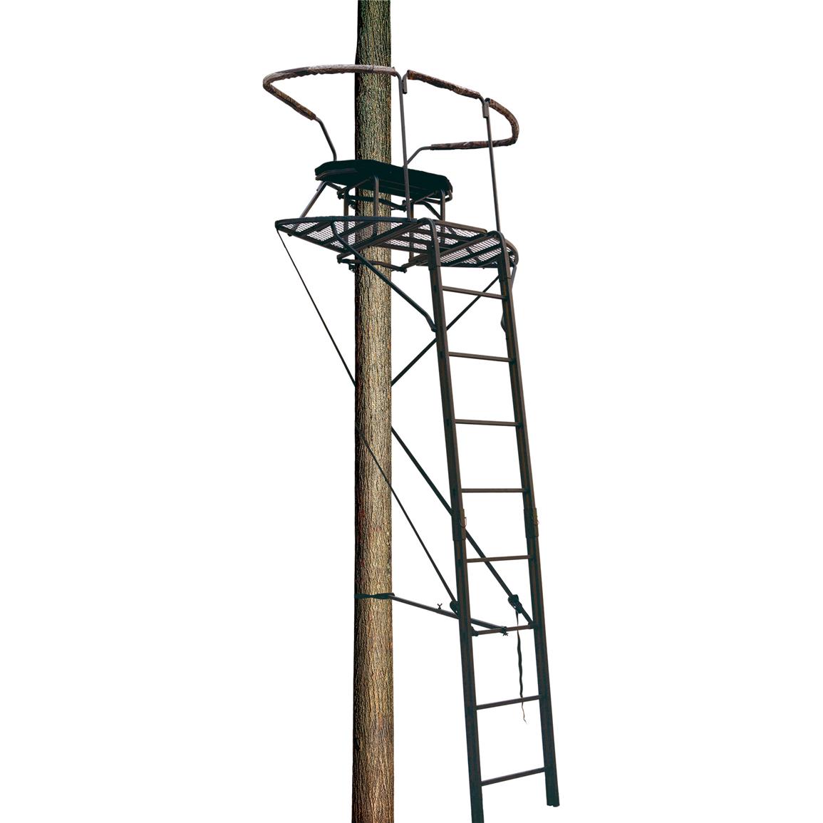 Big Dog Stadium Series 17.5' 2-Man Tree Stand With Blind - 649089, Ladder  Tree Stands at Sportsman's Guide