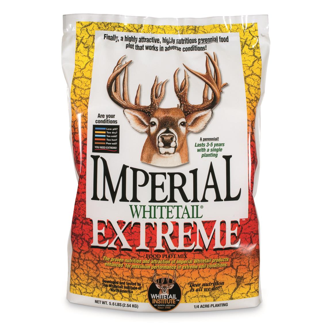 ... Whitetail Institute Imperial Winter Pea Plus Food Plot Seed Fall Planting 