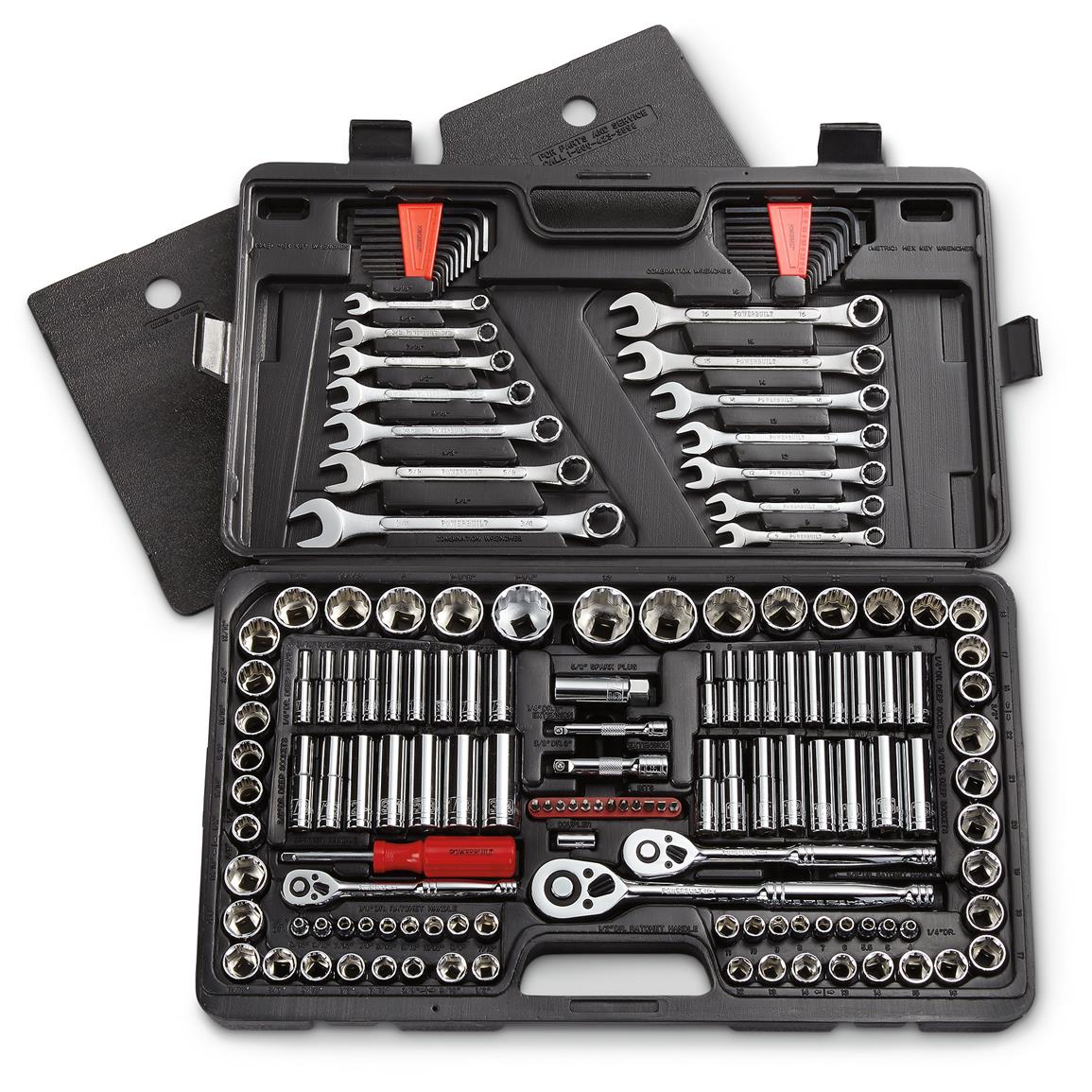 154-Pc. Powerbuilt Mechanics Tool Set - 649309, Hand Tools & Tool Sets ...