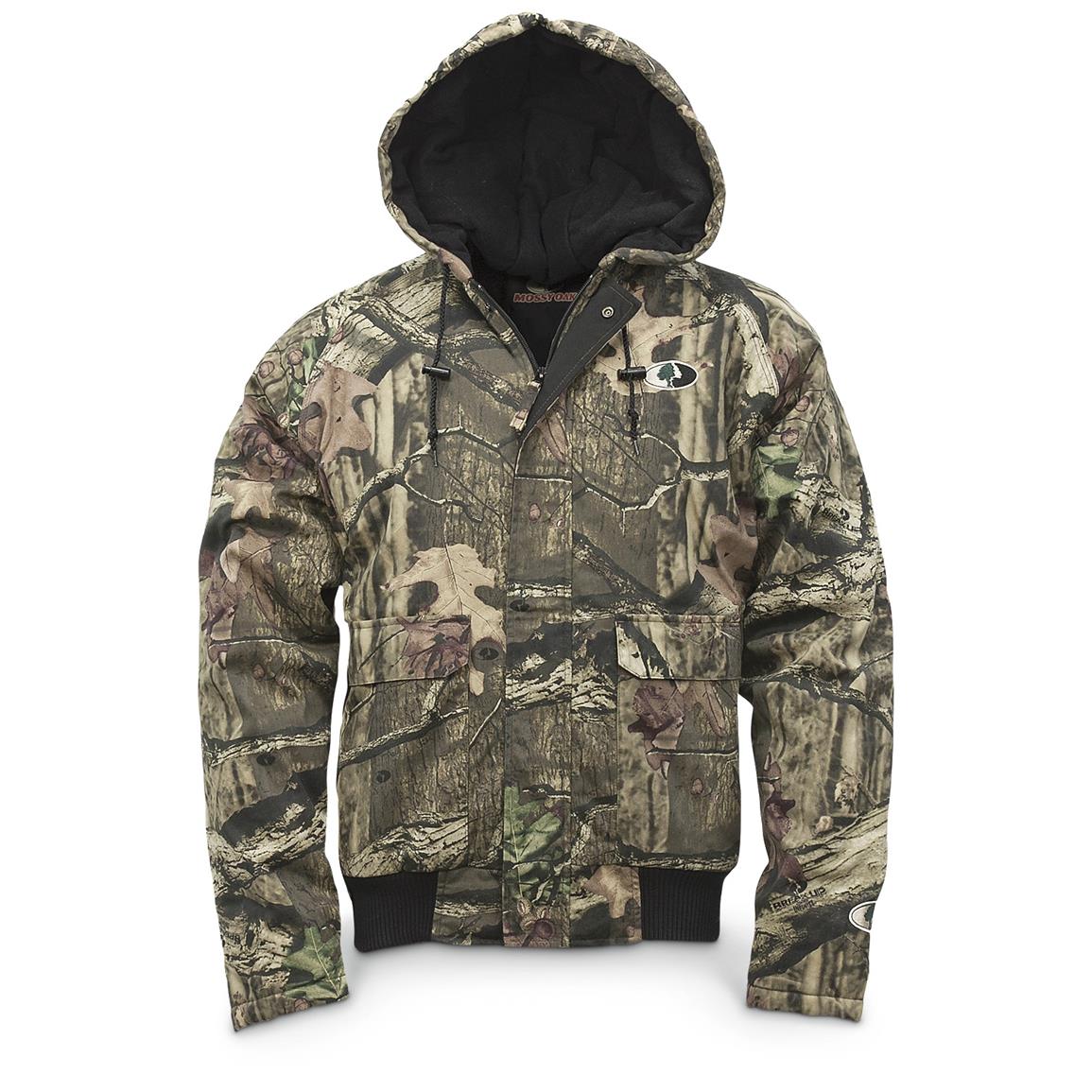 Walls Men's Insulated Hooded Camo Jacket, Mossy Oak Break-Up Infinity ...