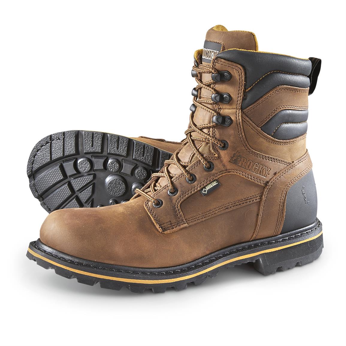 Rocky Men's Governor GORE-TEX Waterproof Work Boots - 650648, Work ...
