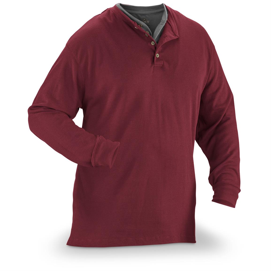 Double Layer Henley - 651295, Shirts & Polos at Sportsman's Guide