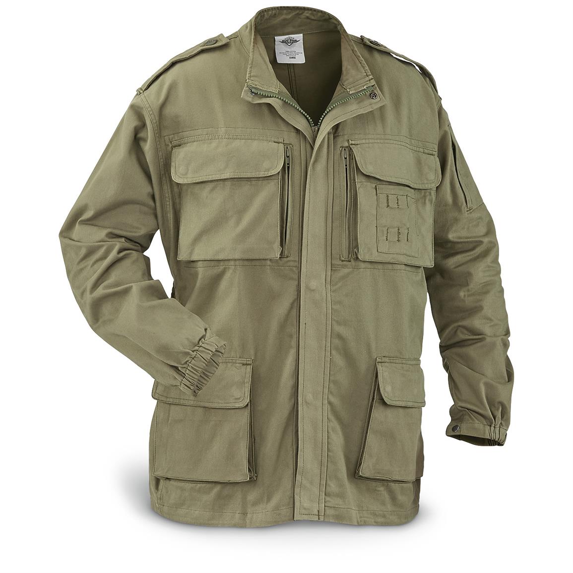 5ive Star Gear Men's Concealed Carry Field Jacket, Stonewashed - 651605 ...