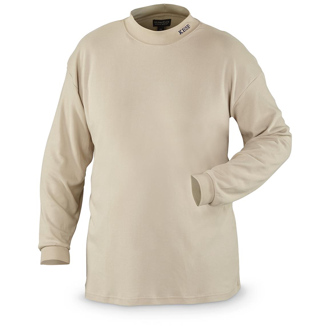 military mock turtleneck