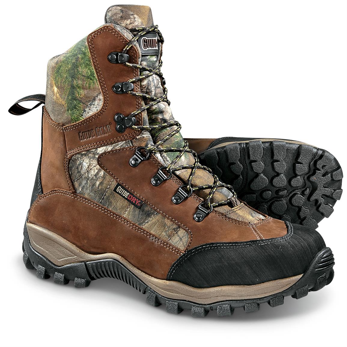 Guide Gear Sentry Hunting Boots, Waterproof, 2,000 Gram Insulated ...