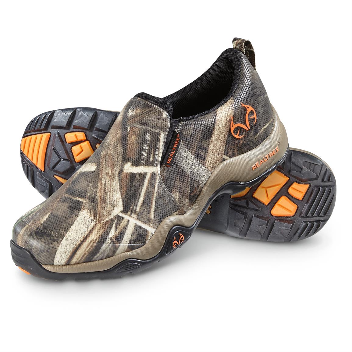 Realtree Men's Ranger Memory Foam Slip-On Shoes, MAX-5 Camo - 652558 ...