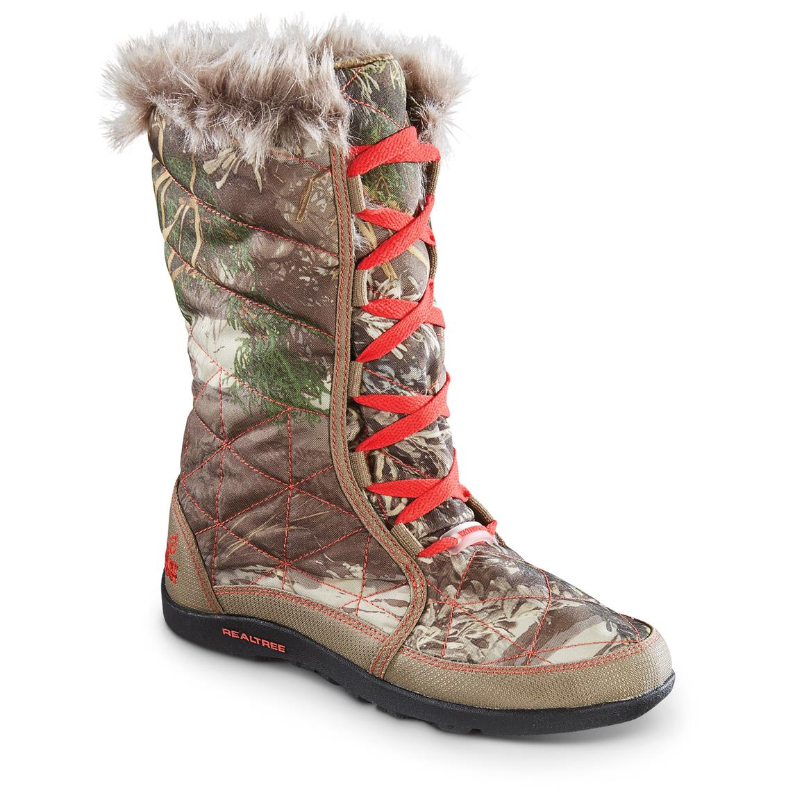 Realtree Girl Ci Ci High Top Winter Boots - 652559, Winter & Snow Boots at Sportsman&#39;s Guide