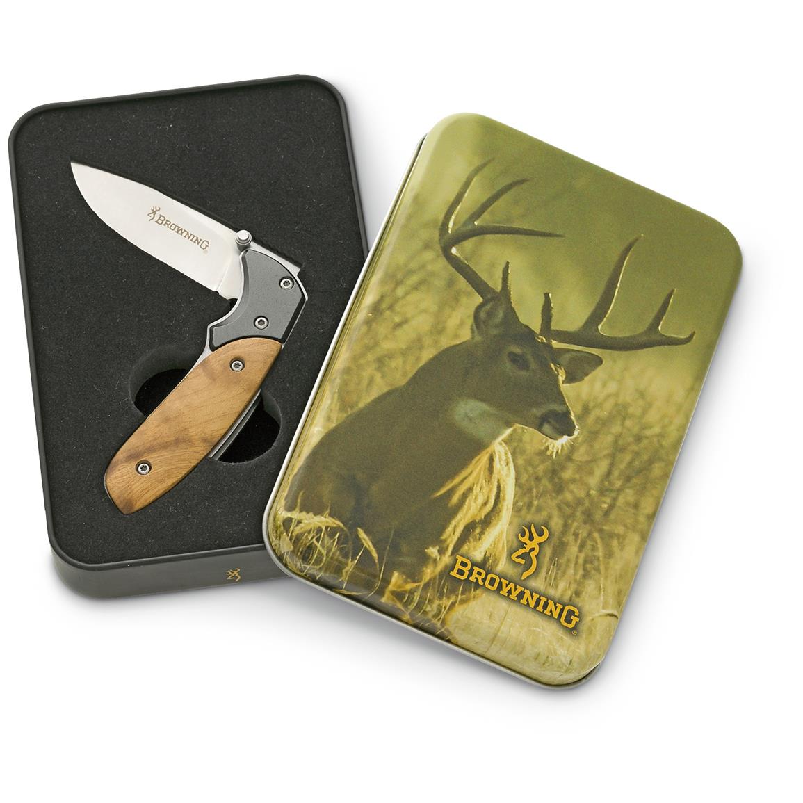 Browning Whitetail 2015 Collectible Folding Knife, 2 1/2" Blade