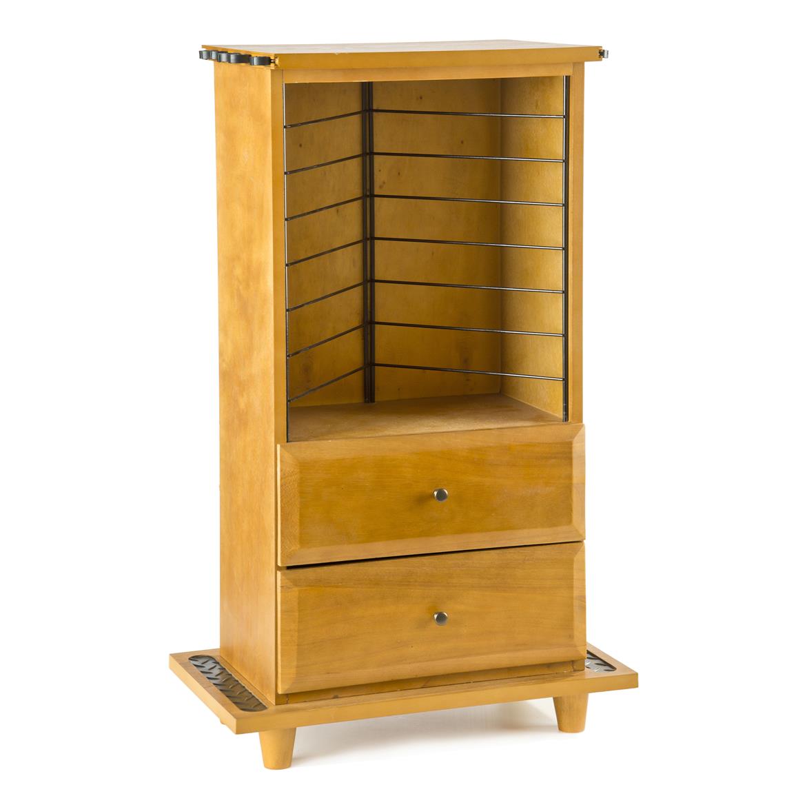 Organized Fishing Open Top Cabinet With 2 Drawers 652718