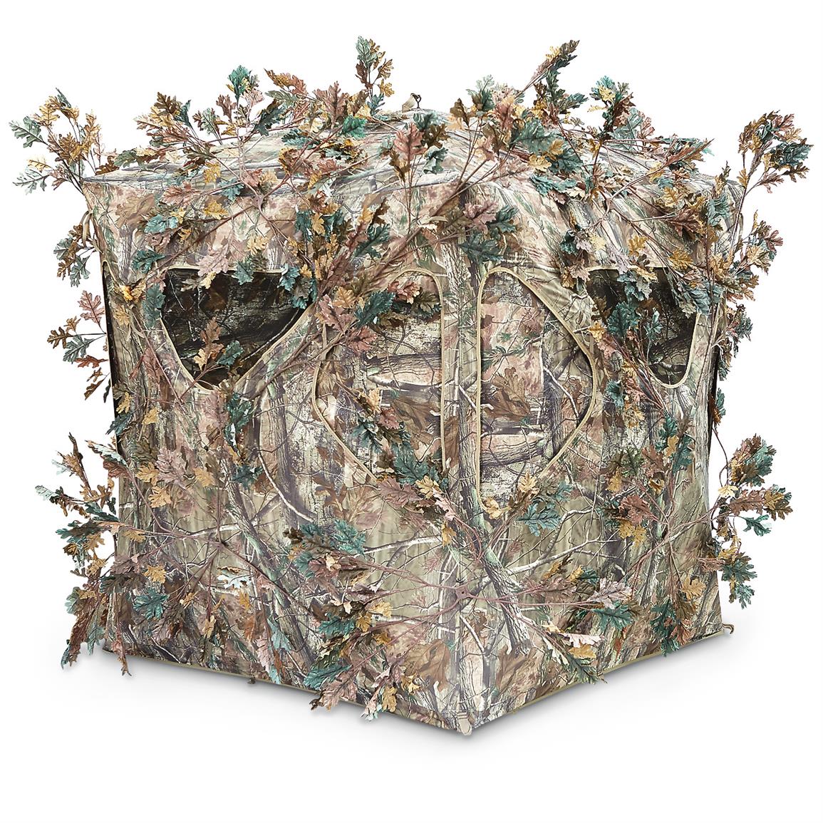 Wolfs Den 5 Hub Ground Blind 652734 Ground Blinds At Sportsmans Guide